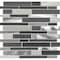 Ackland Sterling Moon Interlocking 12 in. x 12 in. Mixed Glass Stone Metal Blend Mosaic Wall Tile, 20PK AKM-SGM-STMO12X12ILX-CA - alternate 5
